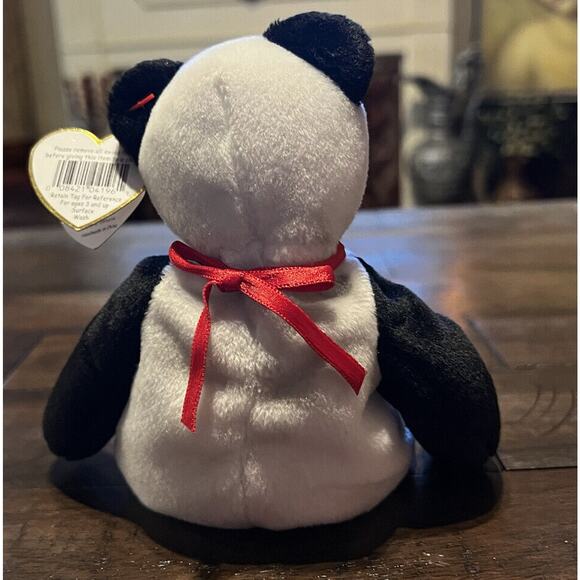 FORTUNE TY BEANIE BABY Babies Rare 1997 Panda W/ 1998 Tush Tag ERROR - Picture 3 of 9